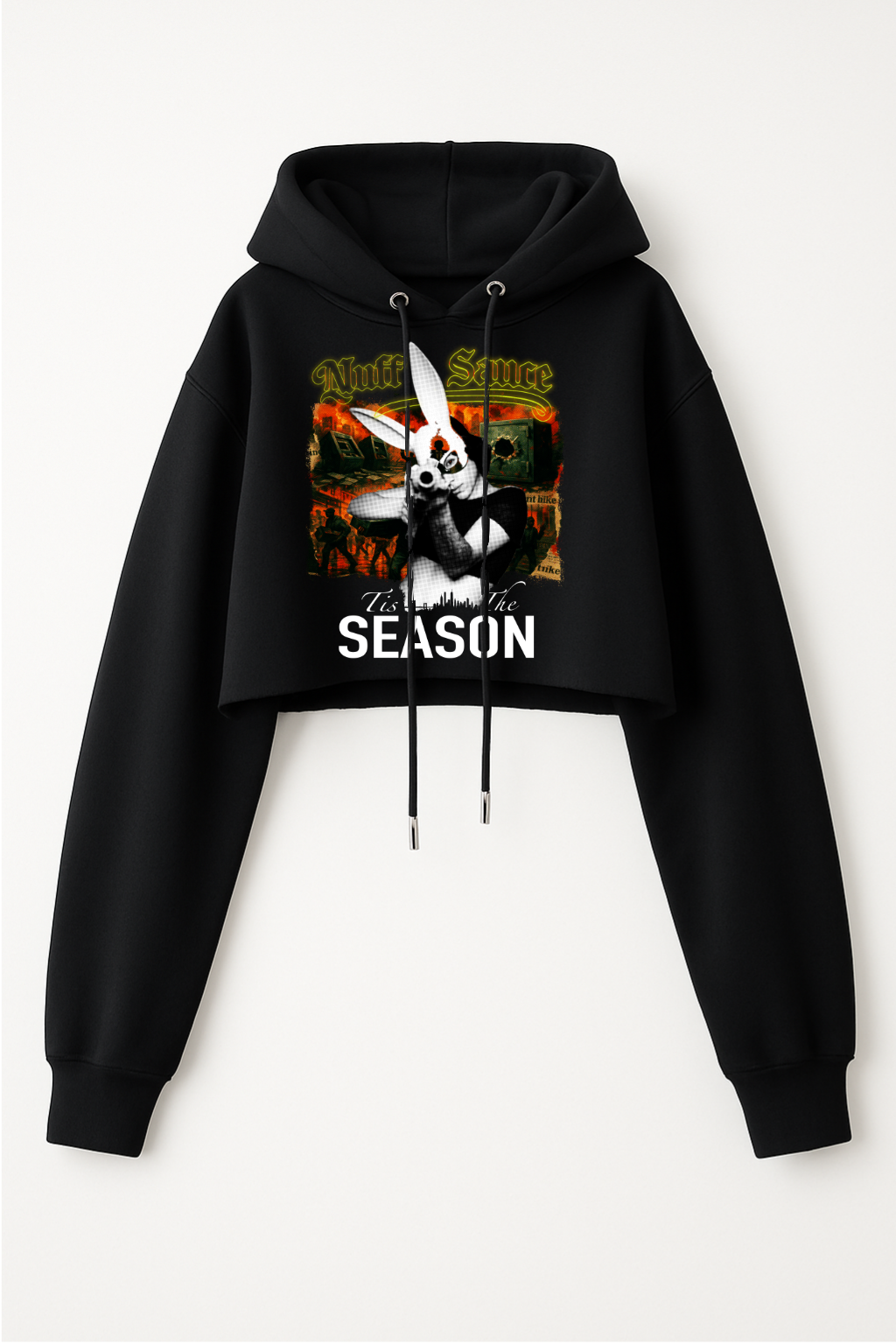 “Tis The Season” Cropped Hoodie